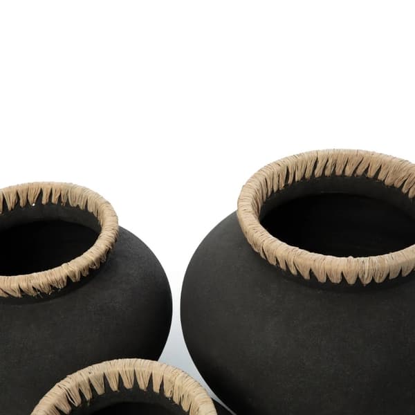 Styly Vase - Sort Naturlig - L