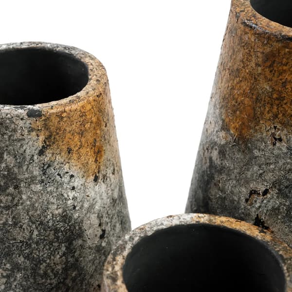Den Uhyggelige Vase - Antik Grå - S