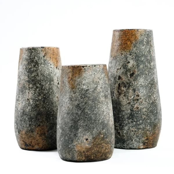 Den Uhyggelige Vase - Antik Grå - S