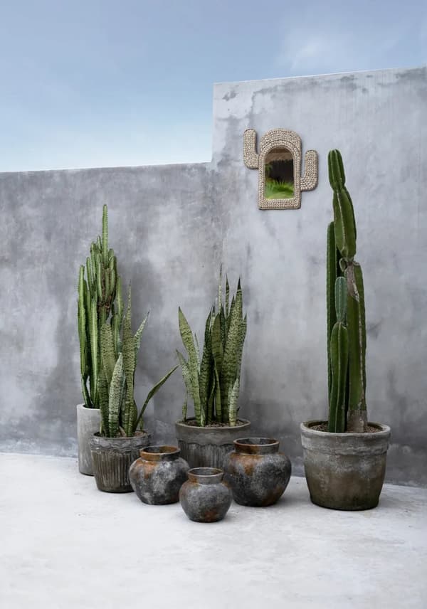 Den Funky Vase - Antik Grå - S