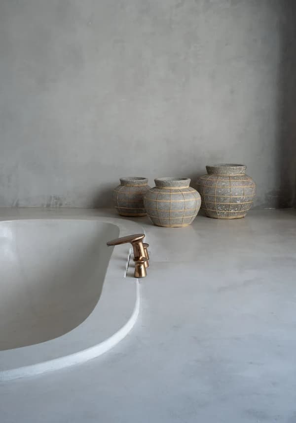 Belly Vase - Beton Naturlig - L