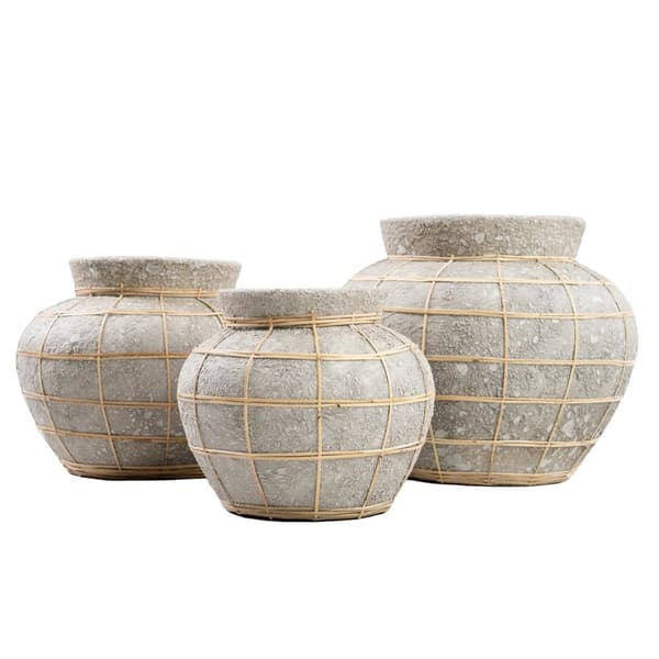 Belly Vase - Beton Naturlig - L