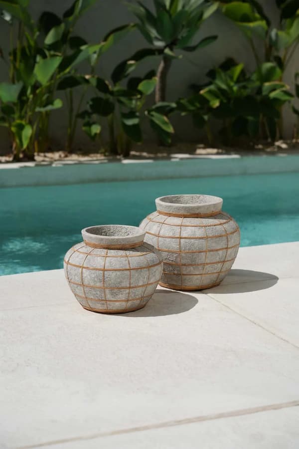 Belly Vase - Beton Naturlig - L