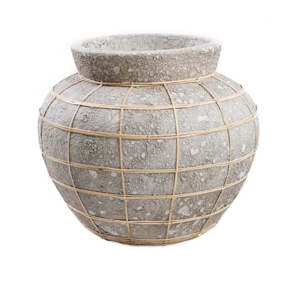 Belly Vase - Beton Naturlig - L