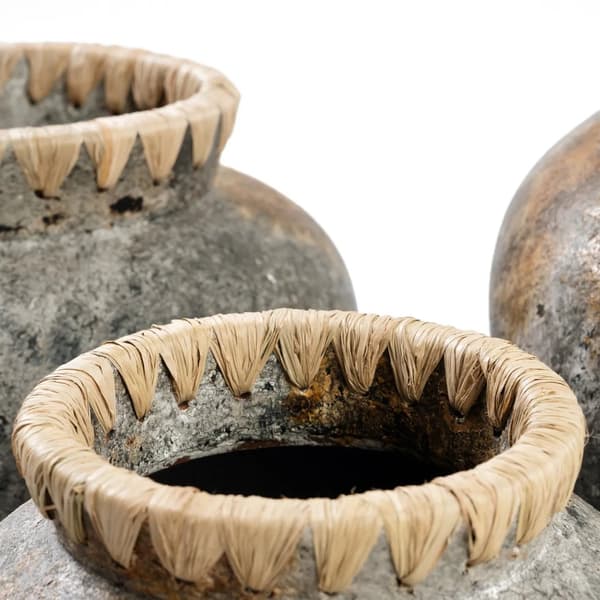Styly-vaasi - Antiikinharmaa - M