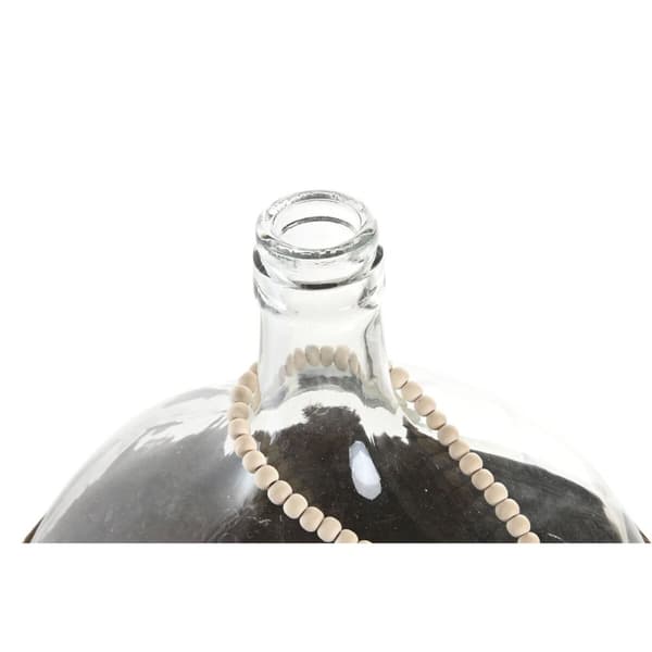 Vas Home ESPRIT Transparent Mörkbrun Glas Kolonial 37 x 37 x 55 cm