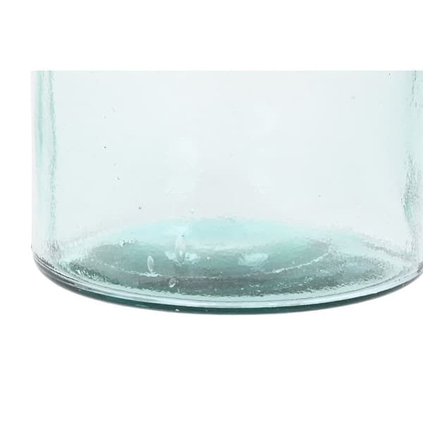 Vas Home ESPRIT Transparent Rusar Återvunnet glas Naturell 25 x 25 x 75 cm