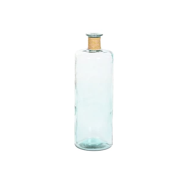 Vas Home ESPRIT Transparent Rusar Återvunnet glas Naturell 25 x 25 x 75 cm