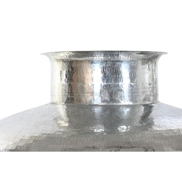 Vas Home ESPRIT Svart Silvrig Aluminium Järn 75 x 75 x 90 cm