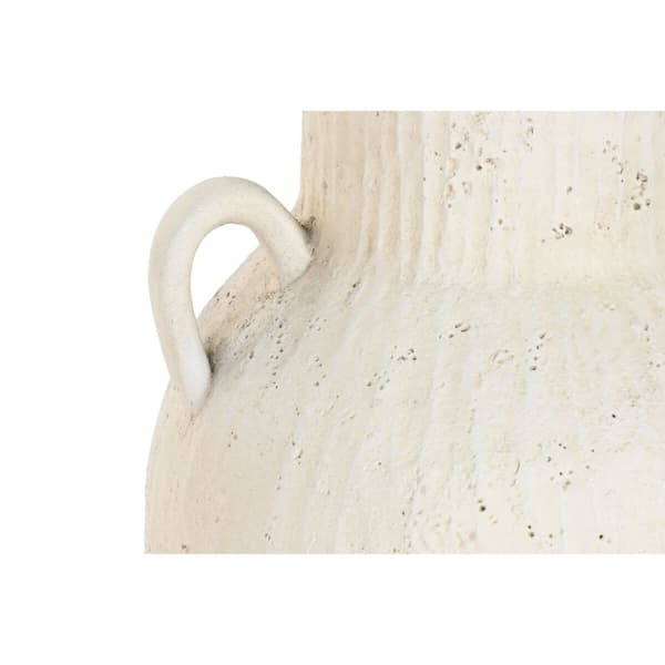 Vase Home ESPRIT Hvid Magnesium 35 x 33 x 65 cm