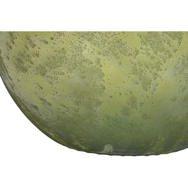 Vase Home ESPRIT Grøn Genbrugsglas Ældet overflade 40 x 40 x 56 cm