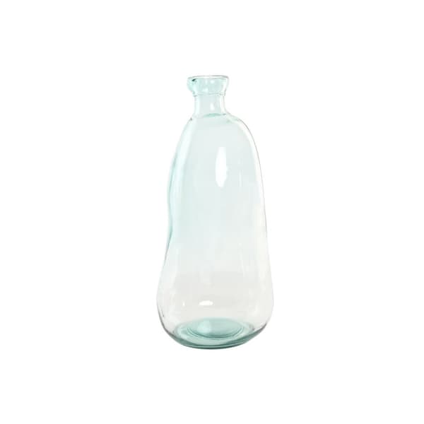 Maljakko Home ESPRIT Läpinäkyvä Kierrätyslasi 22 x 22 x 51 cm
