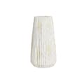 Miniatyrbillede 1 af 3: Vase Home ESPRIT Hvid Magnesium 28 x 28 x 53 cm