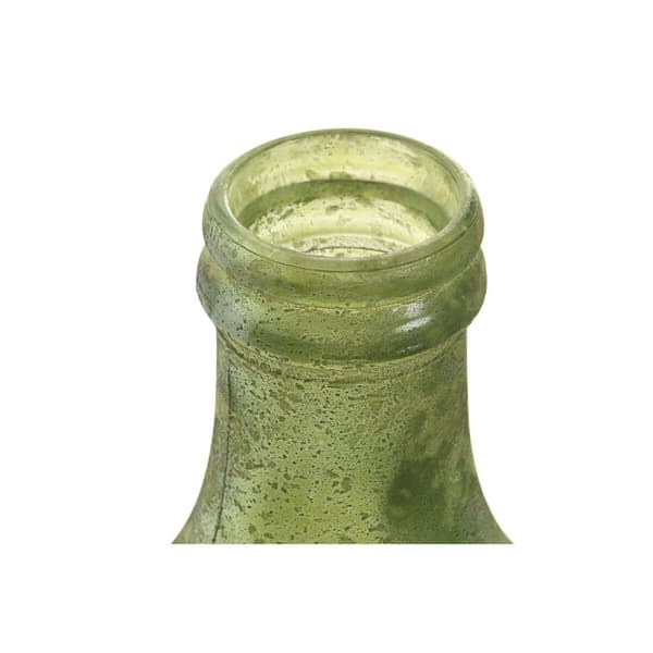 Vase Home ESPRIT Grøn Genbrugsglas Ældet overflade 29 x 29 x 43 cm