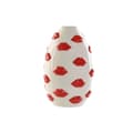 Miniatyrbilde 1 av 3: Vase Home ESPRIT Hvit Rød Dolomite 15 x 15 x 22,5 cm