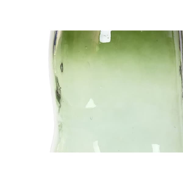 Vase Home ESPRIT Grønn Resirkulert glass 34 x 34 x 73 cm