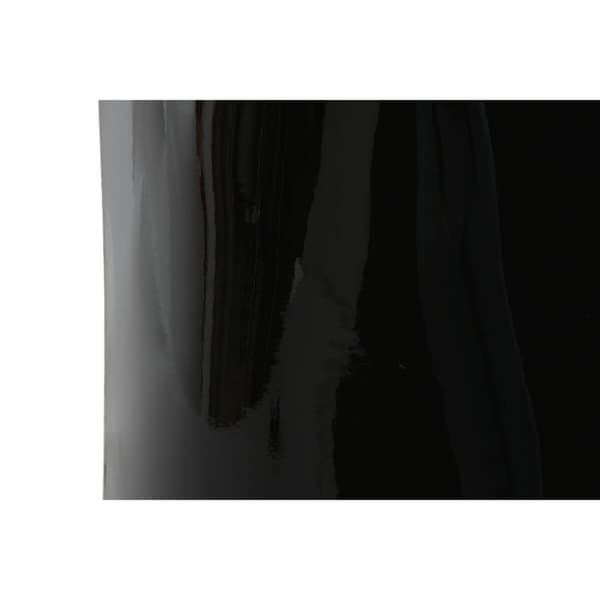 Vase Home ESPRIT Svart Resirkulert glass 22 x 22 x 51 cm