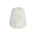 Pikkukuva 1 / 3: Maljakko Home ESPRIT Valkoinen Magnesium 28,5 x 28,5 x 32,5 cm