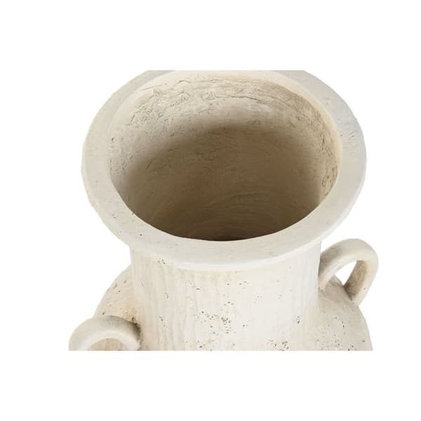 Vase Home ESPRIT Hvid Magnesium 35 x 33 x 65 cm
