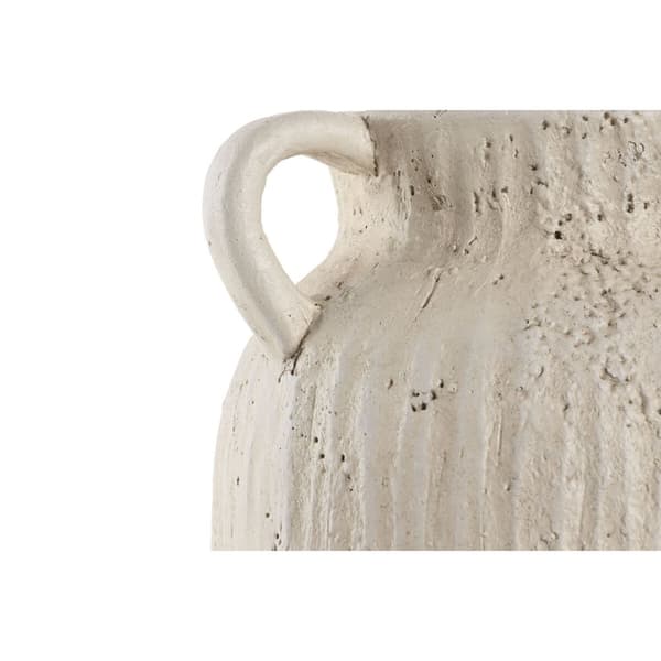 Vase Home ESPRIT Hvid Magnesium 23,5 x 21,5 x 37,5 cm