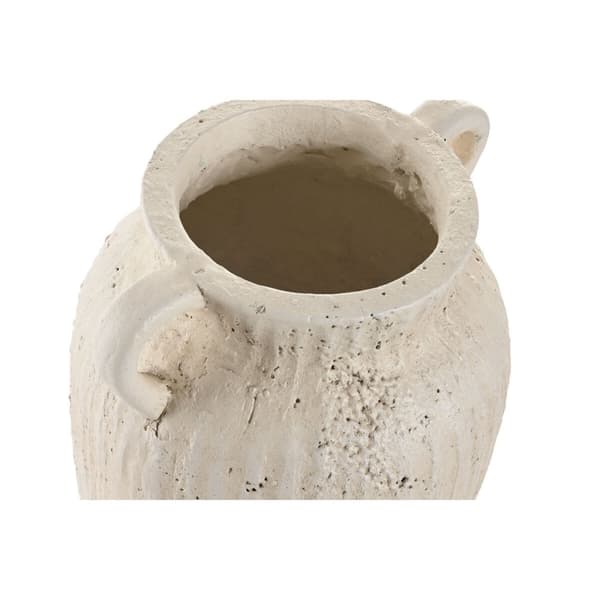 Vase Home ESPRIT Hvid Magnesium 23,5 x 21,5 x 37,5 cm