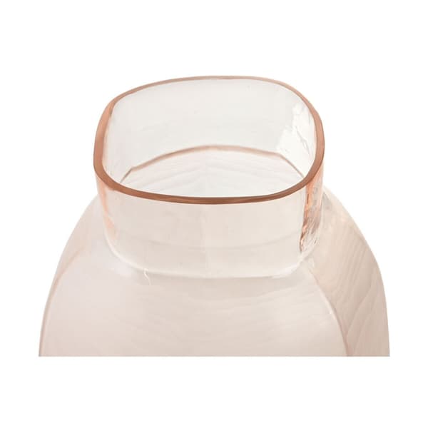 Vase Home ESPRIT Pink Krystal Moderne 23 x 23 x 44 cm