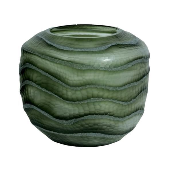 Vas Home ESPRIT Grön Glas Modern 20 x 20 x 18 cm
