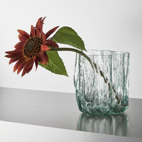 Crackle vas cirkulär H 12.1cm - Kosta Boda
