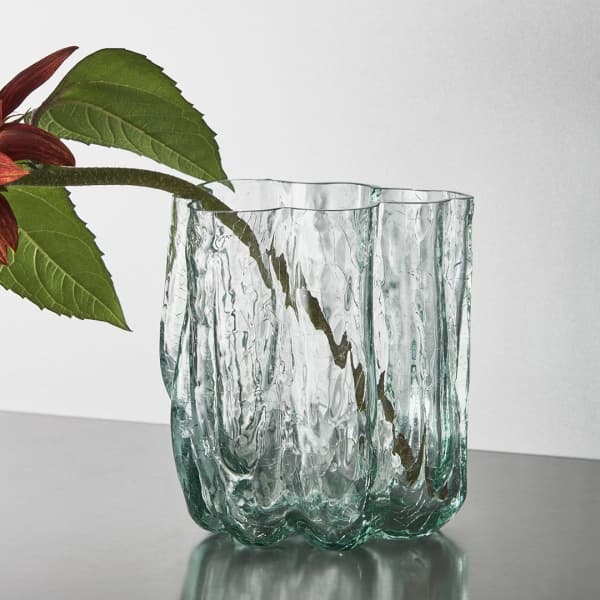 Crackle vas cirkulär H 12.1cm - Kosta Boda