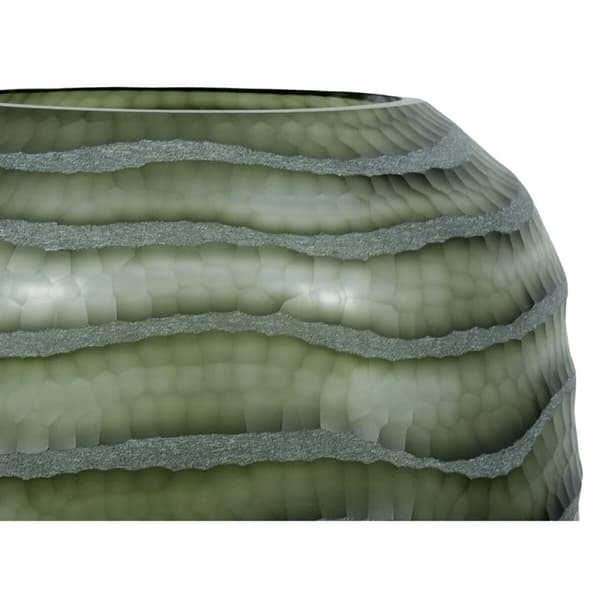 Vas Home ESPRIT Grön Glas Modern 27 x 27 x 33 cm