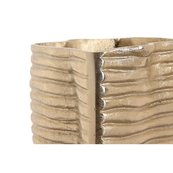Vas Home ESPRIT Gyllene Aluminium Abstrakt Modern 17 x 15 x 33 cm
