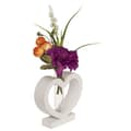 Miniatyrbild 4 av 4: Blomvas med provrör hjärtstöd Valentinsdagpresent