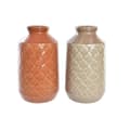 Miniatyrbilde 1 av 3: Vase DKD Home Decor Porselen Oransje Grønn (20 x 20 x 35 cm) (2 enheter)