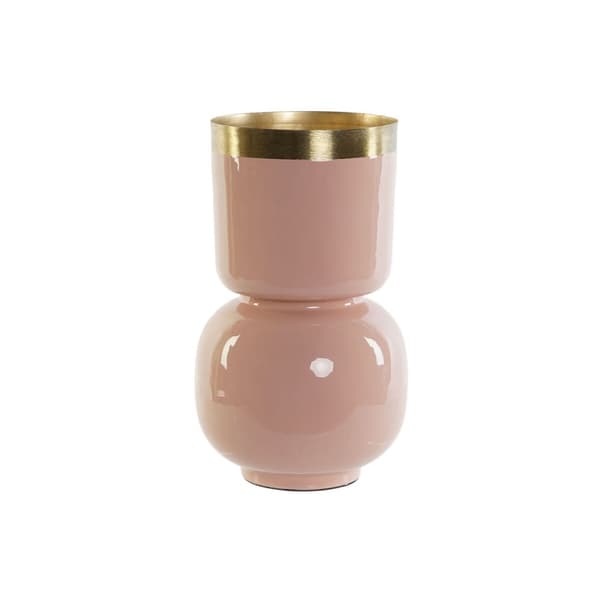 Vase DKD Home Decor Grøn Gylden Koral Jern Lakeret 18 x 18 x 31 cm (2 enheder)