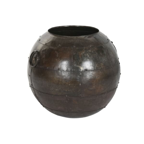 Vase Home ESPRIT Brun Jern 50 x 50 x 50 cm