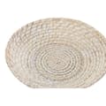Miniatyrbilde 2 av 3: Bordduk Home ESPRIT Hvit Naturell Bambus Rotting 35 x 35 x 8 cm (2 Deler)