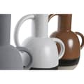 Pikkukuva 2 / 4: Maljakko DKD Home Decor Valkoinen Harmaa Terrakotta Posliini 19,5 x 12 x 22,6 cm (3 osaa)