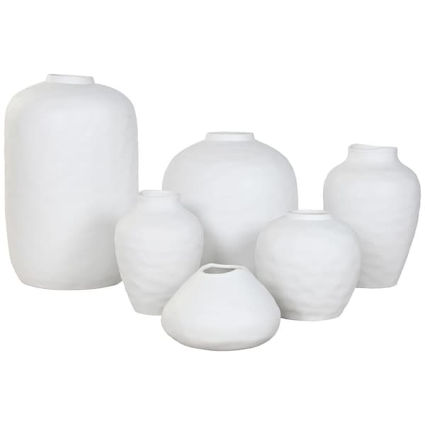 Vas Home ESPRIT Vit Stengods Traditionell stil 40 x 40 x 44 cm