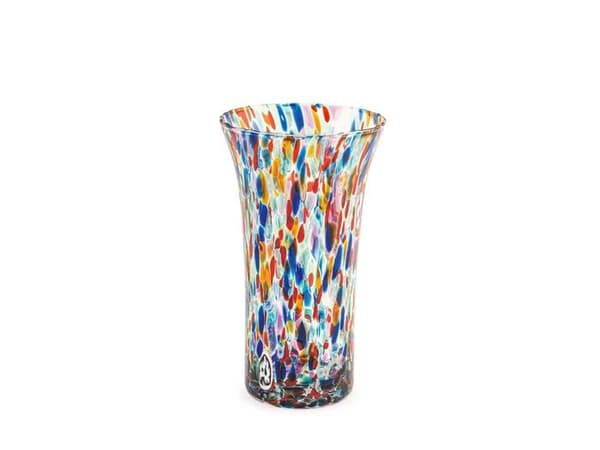 Vas - soliflore H-h - 1854100 - vas veneziano i glas svasato decorato cm 21
