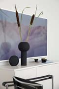 Miniatyrbild 3 av 4: Vas - soliflore Cooee design - CD-HI-028-21-BK - Pelarvas 32 cm Svart