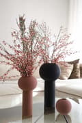 Miniatyrbild 4 av 4: Vas - soliflore Cooee design - CD-HI-028-21-BK - Pelarvas 32 cm Svart