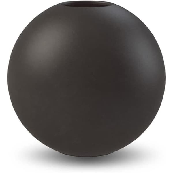Vas Kula - Cooee Design - Svart - Ø 20CM - Keramik - Handgjord