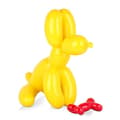 Miniatyrbild 1 av 4: Skulptur - Artopweb - Sittande Ballonghund - Resin - Gul - 55x54x37cm