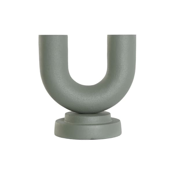 Vas Home ESPRIT Grön Aluminium 18 x 13 x 19 cm (2 antal)