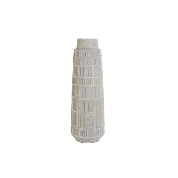 Vas Home ESPRIT Vit Harts 18 x 18 x 52 cm