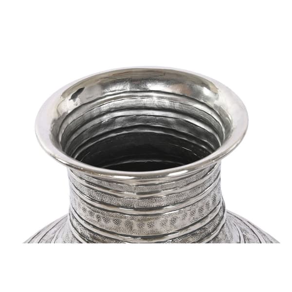 Vase DKD Home Decor Gylden Sølvfarvet Aluminium Moderne Ældet overflade 38 x 38 x 50 cm (2 enheder)