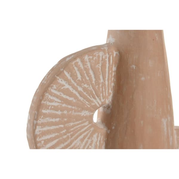 Vase Home ESPRIT Lysebrun Terrakotta Naturell 24 x 12 x 36 cm