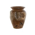 Miniatyrbilde 1 av 4: Vase Home ESPRIT Naturell Mørkebrunt Teak 34 x 34 x 40 cm