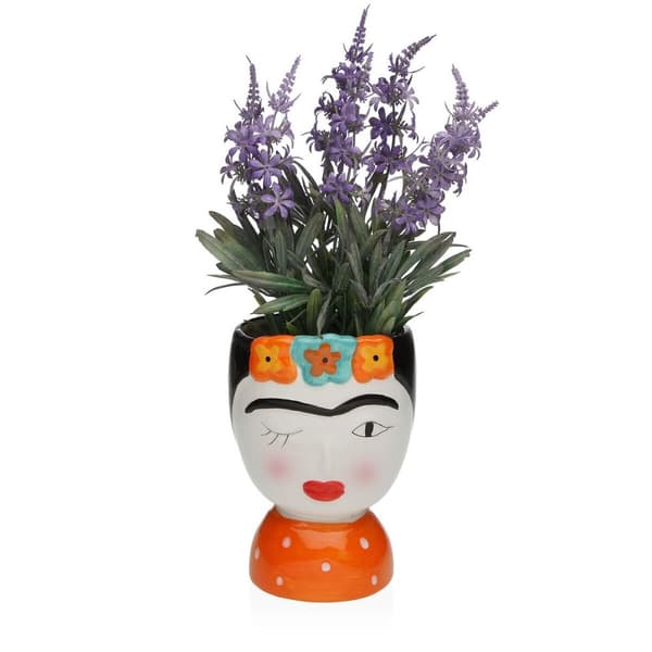 Vase Versa Keramik Escandinavo/Nórdico 14,3 X 25,5 X 18,5 CM Frida Kahlo