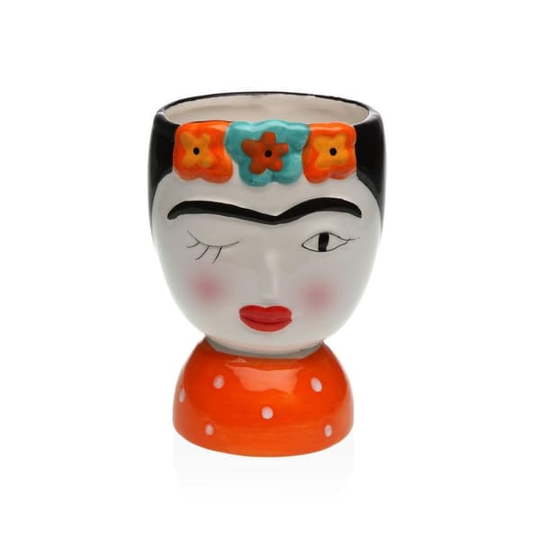 Vase Versa Keramik Escandinavo/Nórdico 14,3 X 25,5 X 18,5 CM Frida Kahlo